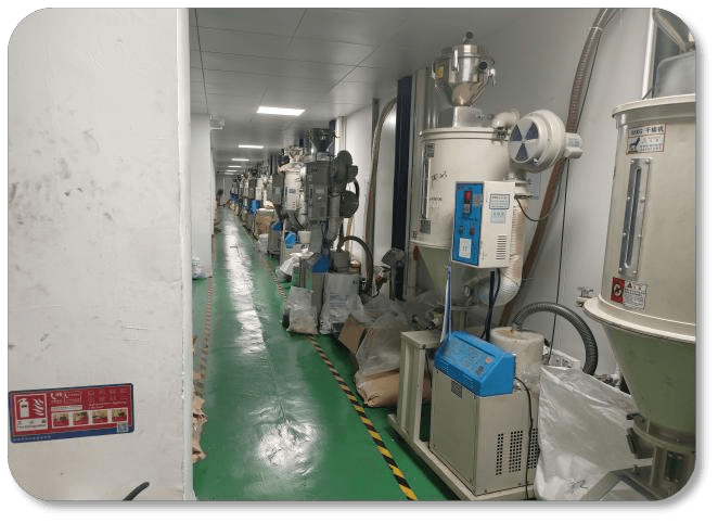Dedicated Material Feeding Room (or Separate Material Hopper Room)
